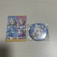 ホロライブフワワ・アビスガード モココ・アビスガード 缶バッジ 特典