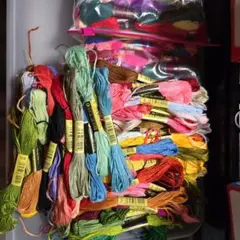 【​最終価格・22日廃棄処分】刺繍糸 まとめ売り 大量セット