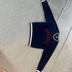 GAP ATHLETIC Vネック スウェット トレーナー ネイビー M