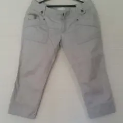 DIESEL クロップドパンツ/グレー