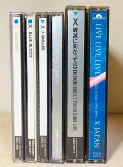 X JAPAN CD アルバム 6枚セット ベストアルバム,ライブアルバムあり