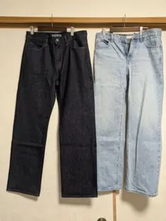 2本セット！ 新品未使用品♪UNIQLO JＷA ストレートデニム 25インチ