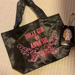 615.ドーリーガールバイアナスイ パスケースチャーム&ロゴバッグ 雑誌付録