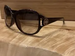 ブラウン ラウンド型 サングラス