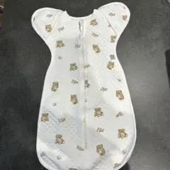 【美品】スワドル おくるみ テディベア クマ キルティング　おくるみ