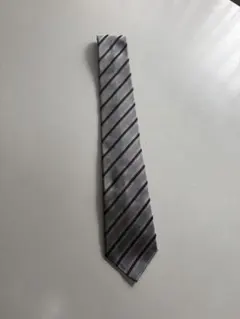 Paul Smith グレー ストライプ ネクタイ