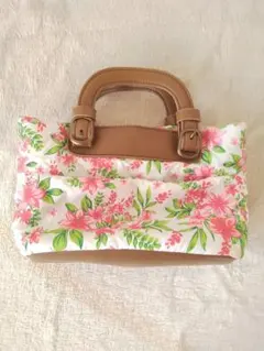 フラワープリント カートバック