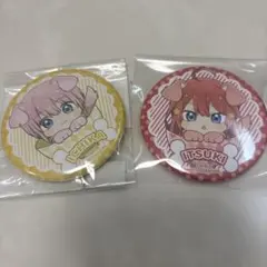五等分の花嫁 中野一花 中野五月 わんこめし 缶バッジ 2点