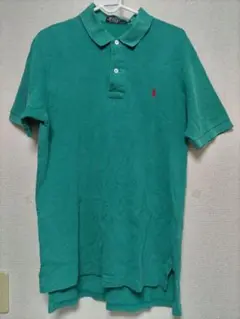 Polo ラルフローレン グリーン ポロシャツ M ナイガイ記載