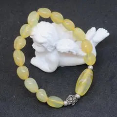 蓮花宝瓶天珠☆デザインブレス