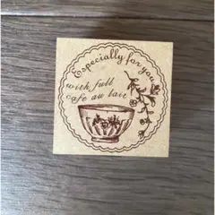カフェ　cafe カフェオレボウル　スタンプ　東京アンティーク　キッチン