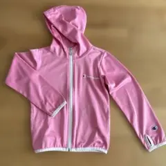 Champion フード付きパーカー ピンク