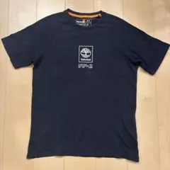 Timberland 刺繍 Tシャツ ネイビー Mサイズ（L相当）のサムネイル