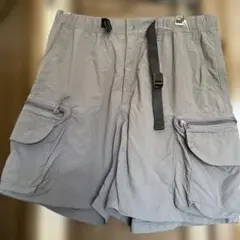 GU ナイロンカーゴショートパンツ グレー色　 M