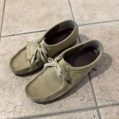 2月限定値引‼︎Clarks wallabyベージュ モカシン