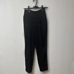 ENFOLDエンフォルドスラックス パンツ ブラックセットアップ黒美品36リネン