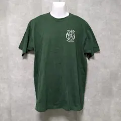 【希少】90s〜フルーツオブザルーム 企業ロゴTシャツ XL ダークグリーン