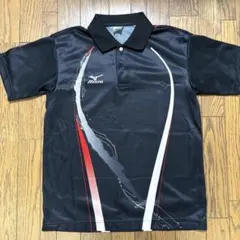 Mizuno ITTA認定 ポロシャツ ブラック/レッド