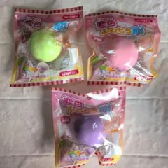 変色ふわとろ餅 3個セット 3色 スクイーズのサムネイル