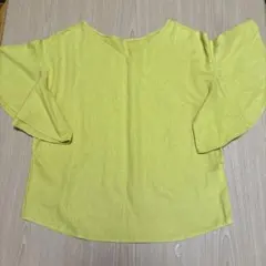 GU 半袖イエローシャツ Sサイズ