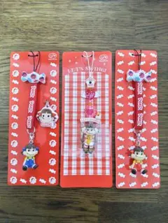 ペコちゃん ストラップ 3個セット