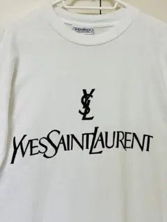 Yves Saint Laurent Tシャツ ロゴ ホワイト　ヴィンテージのサムネイル