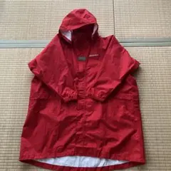 SOUTH FIELD レインジャケット 130 レッド