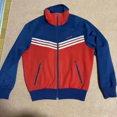 adidas 赤青 ストライプ ジャージ