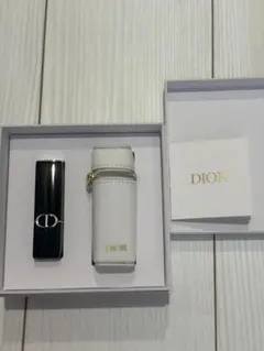 DIORノベルティのリップとリップケースです♡