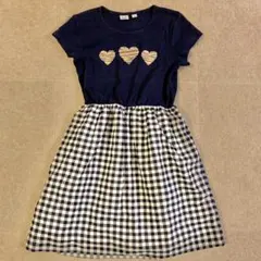 GAP KIDS スパンコール 半袖ワンピース M 130cm