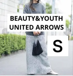 【処分価格】BEAUTY&YOUTH フラワープリント マキシスカート サイズＳ