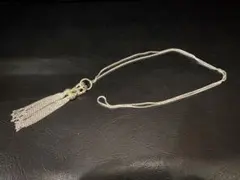 OX JEWELRY SILVER TASSEL NECKLACE MB