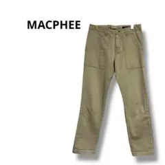 【マカフィー】チノパン　ストレート　カーゴパンツ　　カジュアル　綿　ブラウン