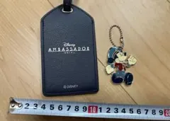 ディズニー　アンバサダーホテル　ネームタグ　メタルチャーム