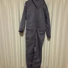 防寒つなぎ オーバーオール ダークグレー