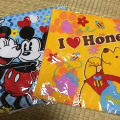 ディズニー ハンドタオル 2枚セット 非売品