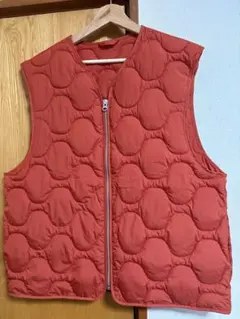 ⭐︎新品未使用⭐︎ H&M オレンジ キルティング ダウンベスト