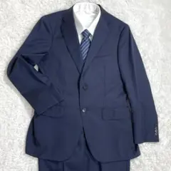 グリーンレーベル リラクシング スーツセットアップ 44 ネイビー ビジネス