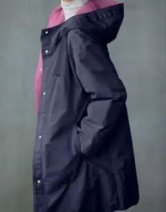 美品　ドゥクラッセ　マジカルサーモ　リバーシブル　ロングコート　フード　現行品