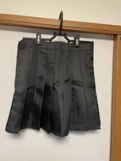プリーツスカート ミニスカート 黒 制服風