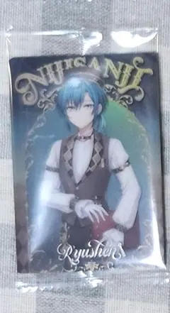 にじさんじ 緑仙 ウエハース2 メタリックプラカード カード