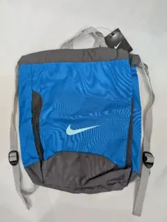 新品●ナイキNike ナップザック リュック 青/グレー