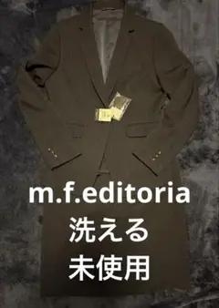 未使用　タカキュー　m.f.editorial　スーツ　洗濯可　L レディース