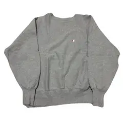 Champion R/W グレー スウェット トレーナー 目あり