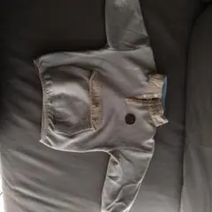 グレー フリース トレーナー ポケット付き