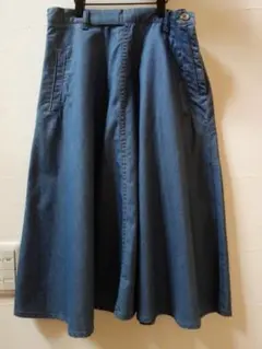 studio CLIP スタジオクリップ★コーマデニム フレアスカート