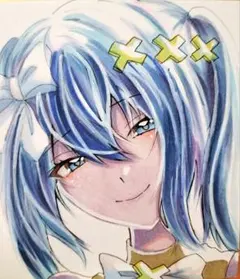 プロセカ 初音ミク 模写 ファンアート 色紙 イラスト