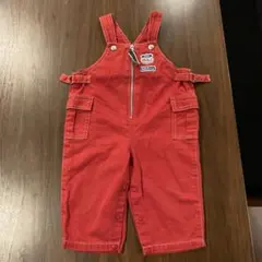 ミキハウス 赤いオーバーオール サイズ80