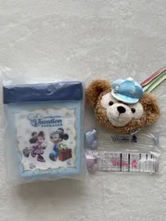 【値下げ！新品未使用品】バケパ ポップコーンケース ダッフィポーチ リストバンド