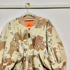 カモ柄 MA-1 フライトジャケット ミリタリー